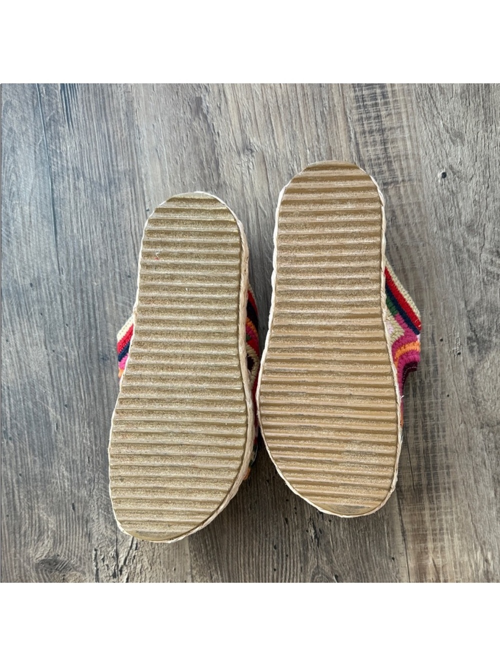 Steve Madden Multicolor Woven Espadrille Platform Mules - Picture 3 of 5